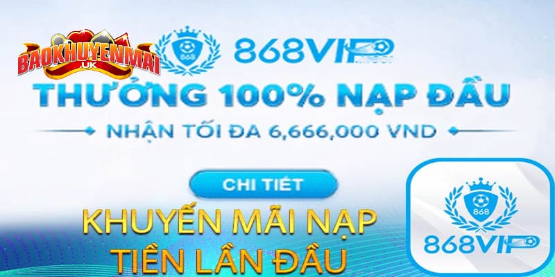 Khuyến mãi 868VIP mang lại nhiều giá trị về tiền thưởng và hoàn cược cho hội viên