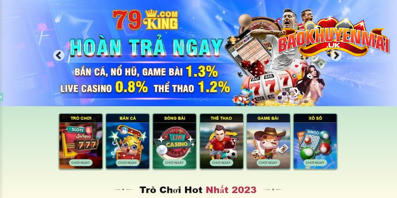79King - Sân chơi cá cược trực tuyến yêu thích của nhiều cược thủ Việt